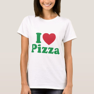 Camiseta Eu Amo Pizza