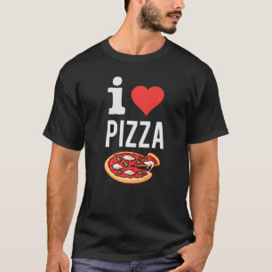 Camiseta Eu Amo Pizza Pizza Foodie Comida Italiana
