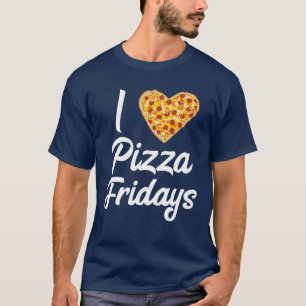 Camiseta Eu Amo Pizza Sexta-Feira Cotação Pizza Pizza Pizza