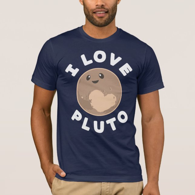 Camiseta Eu amo Pluto (Frente)