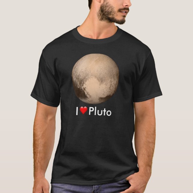 Camiseta Eu amo Pluto (Frente)
