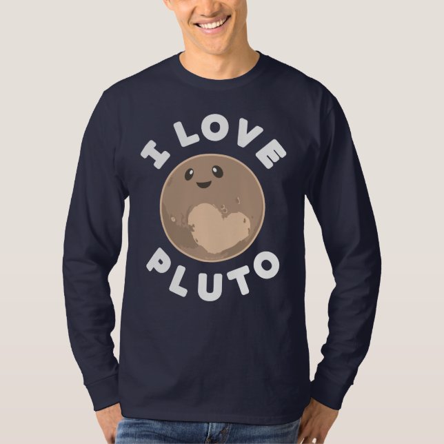 Camiseta Eu amo Pluto (Frente)
