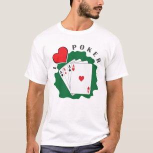 Camiseta Eu Amo Poker