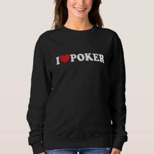 Camiseta Eu Amo Poker Eu Adoro Poker Cassino Jogador