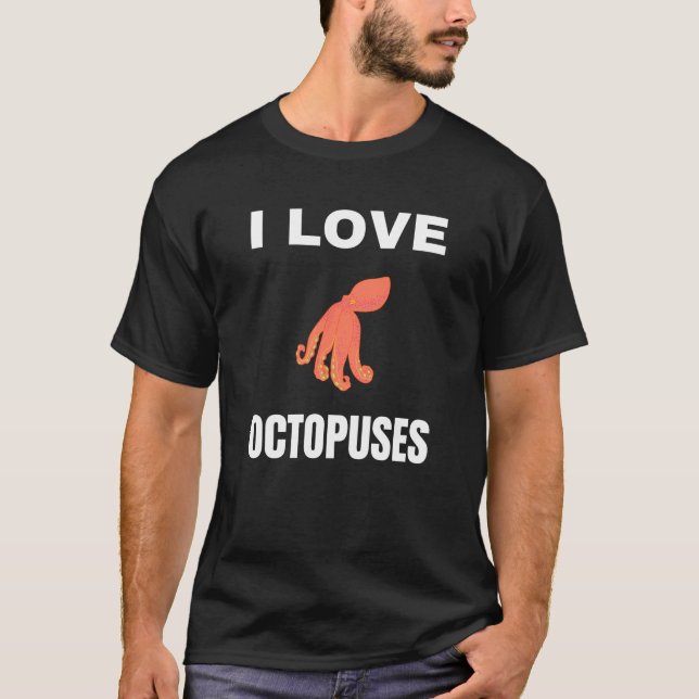 Camiseta Eu amo polvos (Frente)