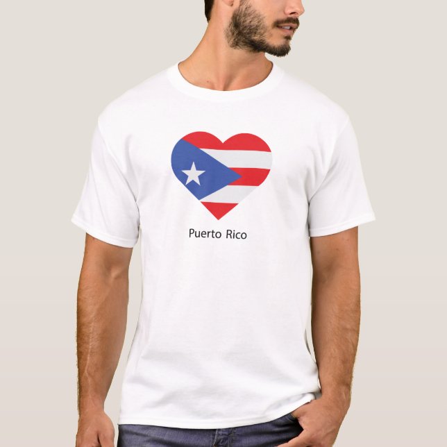 Camiseta Eu amo Porto Rico (Frente)