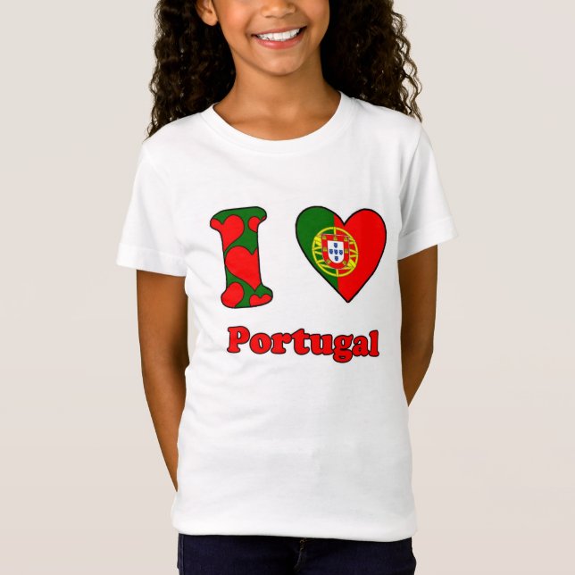 Camiseta Eu amo Portugal (Frente)
