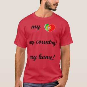 Camiseta Eu Amo Portugal Minha Casa Meu País 5