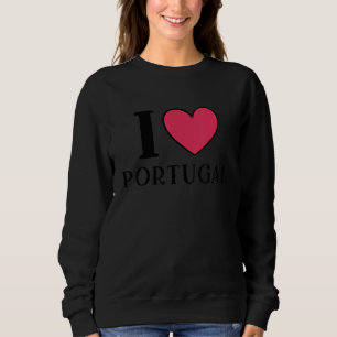 Camiseta Eu Amo Portugal Orgulhoso Cidadão de Portugal Féri
