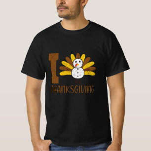 Camiseta Eu Amo Presente de Ação de Graças Peru Engraçado F