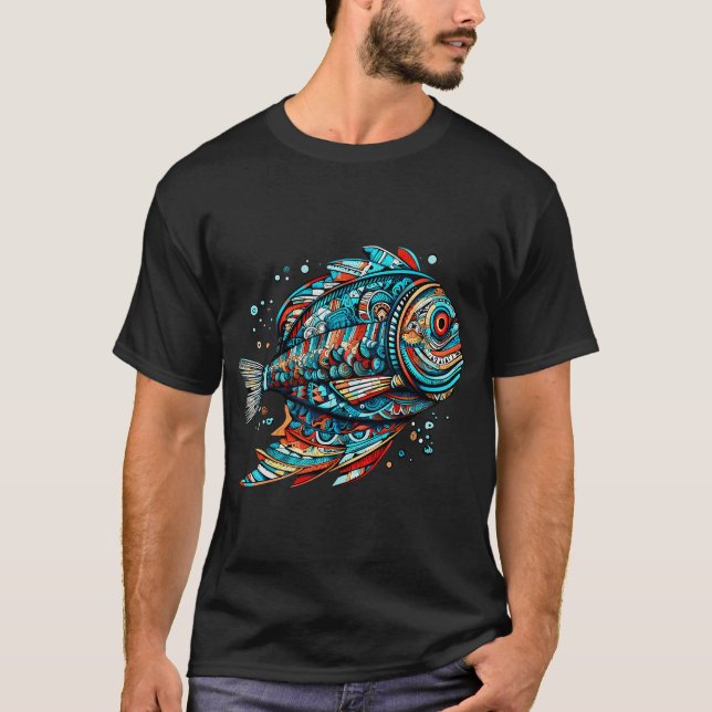 Camiseta Eu amo presente de ideia de design de pescador bon (Frente)