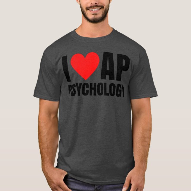 Camiseta Eu amo presente de psicologia ap amigo (Frente)