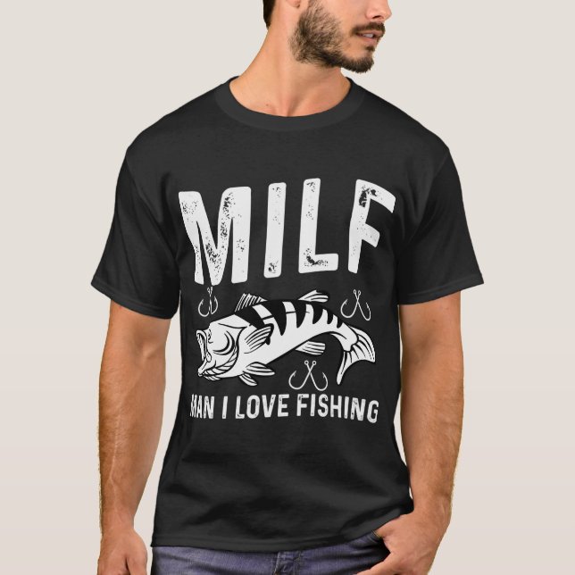 Camiseta Eu amo Presentes de Pesca (Frente)