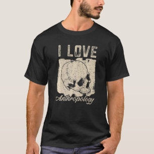 Camiseta Eu Amo Professor de Antropologia Ciências Antropól