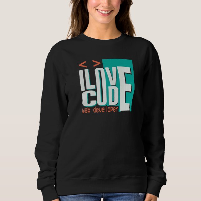 Camiseta Eu Amo Programador de Código Desenvolvedor Web (Frente)