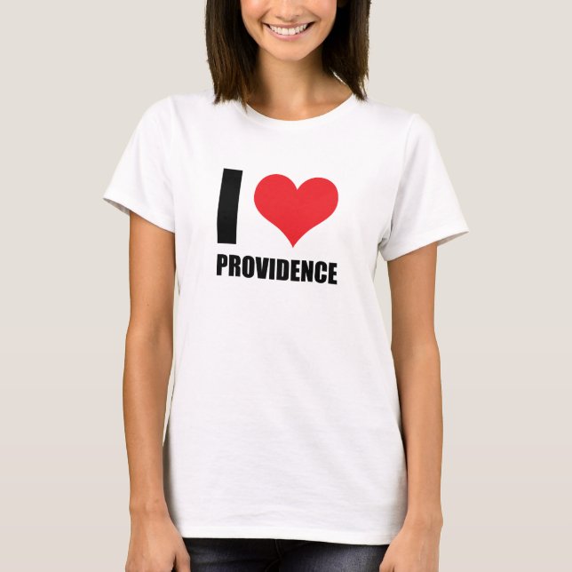 Camiseta Eu amo Providence (Frente)