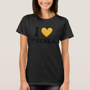 Camiseta Eu Amo Puebla México 7