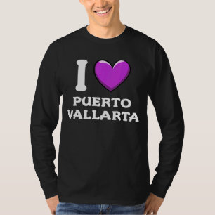 Camiseta Eu Amo Puerto Vallarta México 2