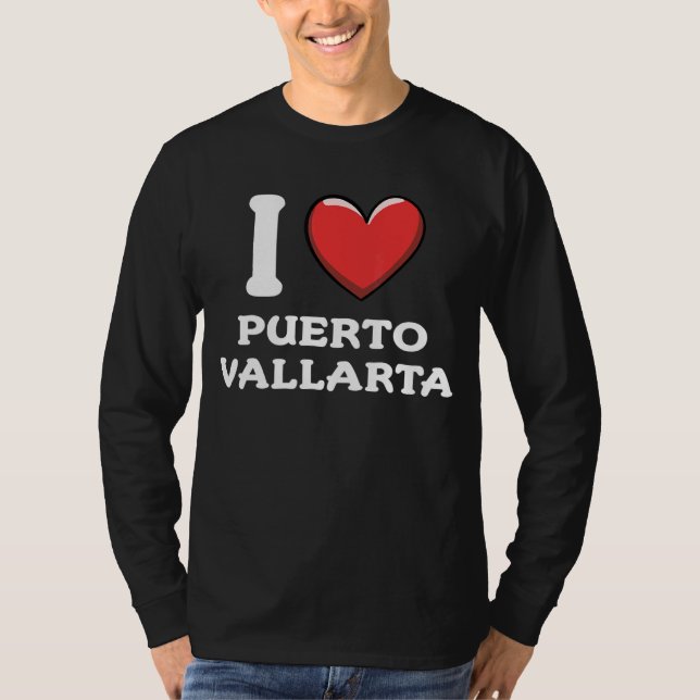 Camiseta Eu Amo Puerto Vallarta Mexico 5 (Frente)
