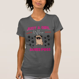 Camiseta Eu Amo Pugs