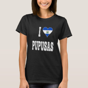 Camiseta Eu amo Pupusa de El Salvador
