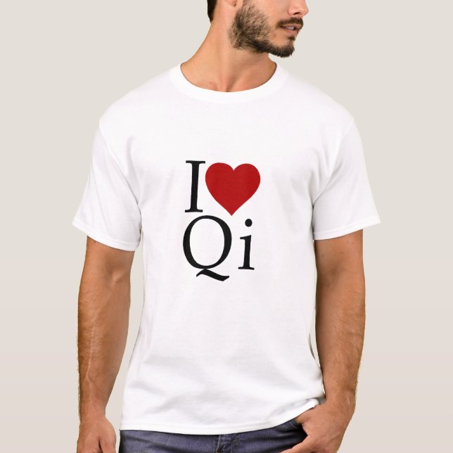 Camiseta Eu amo Qi (Frente)