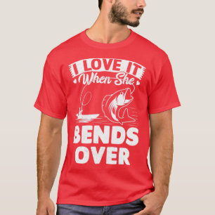Camiseta Eu Amo Quando Ela Se Aproxima De Uma Pescaria Engr