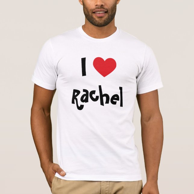 Camiseta Eu Amo Rachel (Frente)