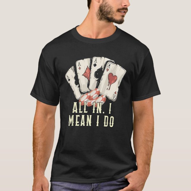 Camiseta Eu Amo Rainbow Flows Poker Card Game Poker Player (Frente)