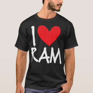 Camiseta Eu Amo Ram Name Personalizado Men Cara Amigo BFF E
