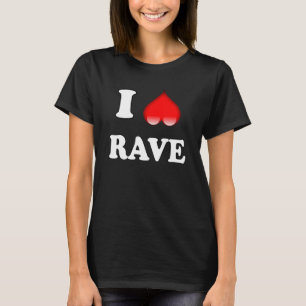 Camiseta Eu Amo Rave Dança Bunda Música House Eletrônica Fe