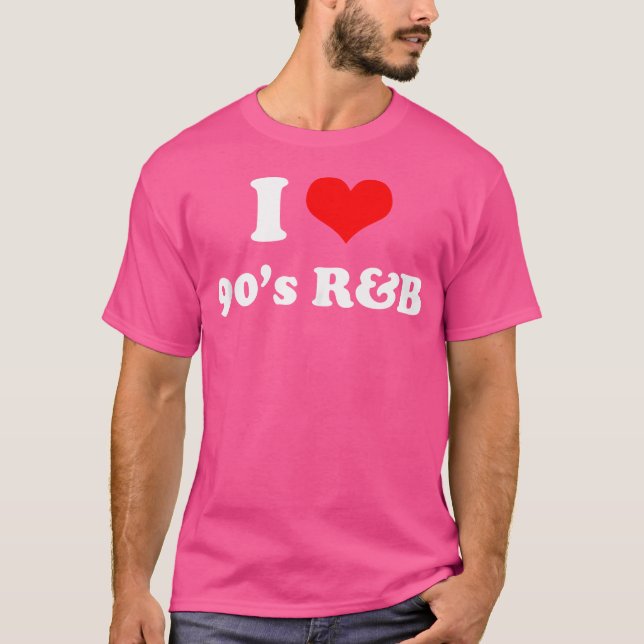 Camiseta Eu Amo Rb De 90S (Frente)