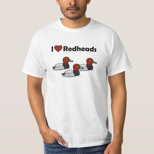 Camiseta Eu amo Redheads (Frente)