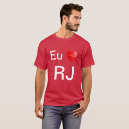 Camiseta Eu amo RJ