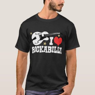 Camiseta Eu amo Rockabilly