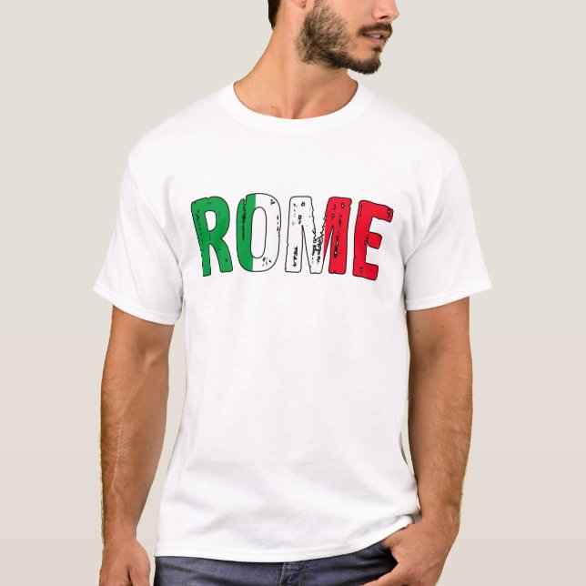 Camiseta Eu amo Roma (Frente)