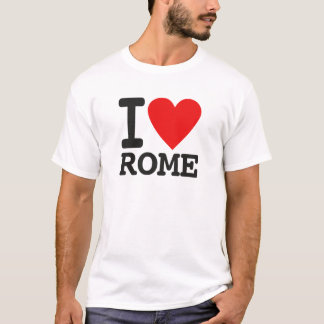 Camiseta Eu amo Roma