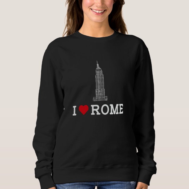 Camiseta Eu Amo Romei Prank Gag Empire State Prankster Dive (Frente)