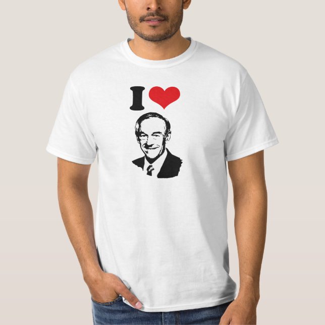 CAMISETA EU AMO RON PAUL 2012 (Frente)