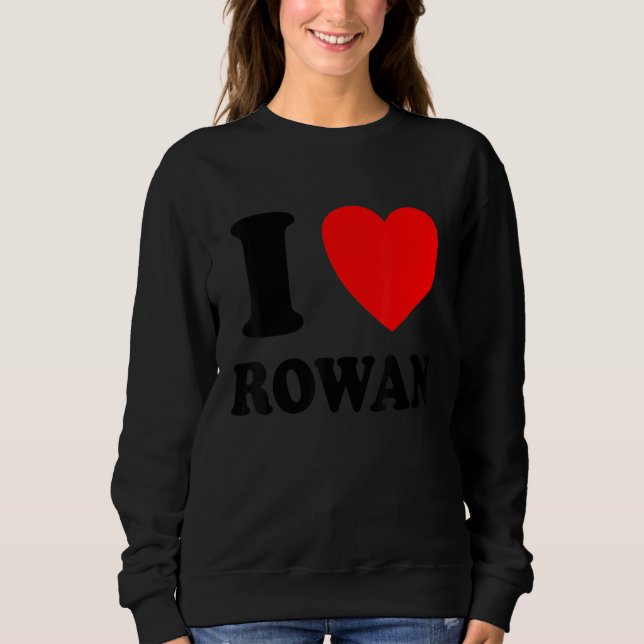 Camiseta Eu Amo Rowan (Frente)