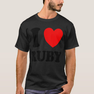 Camiseta Eu Amo Ruby