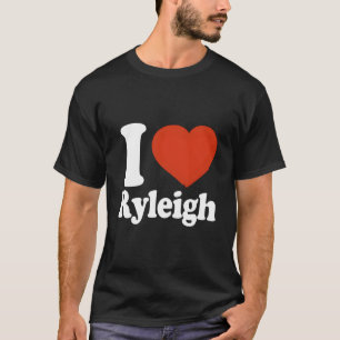 Camiseta Eu Amo Ryleigh Ele Ryleigh Vermelho Ele