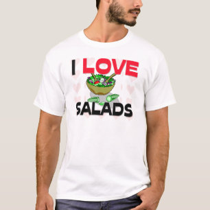 Camiseta Eu amo saladas