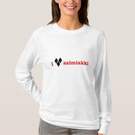 Camiseta Eu amo salmiakki