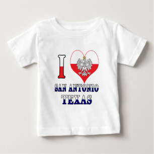 Camiseta Eu amo San Antonio Texas