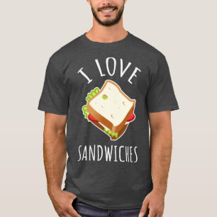 Camiseta Eu Amo Sanduíches