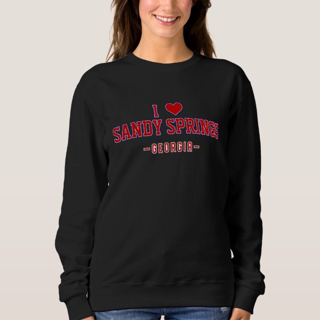 Camiseta Eu Amo Sandy Primavera Georgia (Frente)