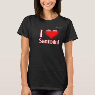 Camiseta Eu Amo Santorini