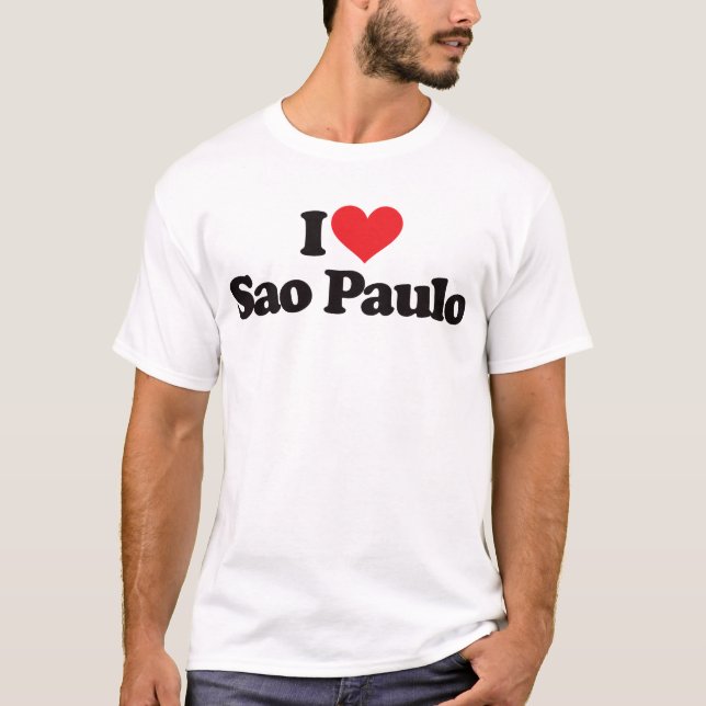 Camiseta Eu amo Sao Paulo (Frente)