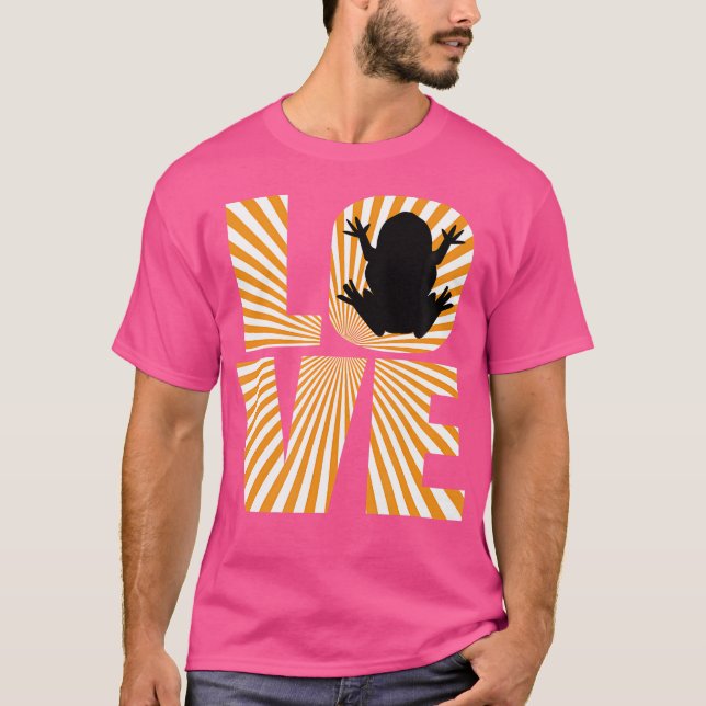 Camiseta Eu Amo Sapos Sapo Lover (Frente)